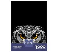 1000 Piece Jigsaw Puzzles for Teenagers Cute Owl Head Puzzle for Adults Relax Games Perfect Decoration Deal As Gifts for The Whole Family 52x38cm/1000pcs