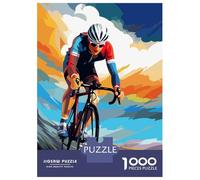1000 Piece Jigsaw Puzzles for Teenagers Cyclist Cycling Jigsaw for Adults Relax Games Hand Speed Race Deal As Gifts for The Whole Family 38x26cm/1000pcs