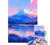 1000 Piece Jigsaw Puzzles for Teenagers Dawn at Fuji Help The Brain Exercise Difficult Hard Relaxing Games Suitable for Ages 14 And Up (38X52CM)