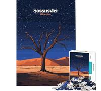 1000 Piece Jigsaw Puzzles for Teenagers Dead Tree in Namibian Desert Help The Brain Exercise Difficult Hard Relaxing Games Suitable for Ages 14 And Up (38X26CM)
