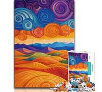 1000 Piece Jigsaw Puzzles for Teenagers Desert Landscape,Toys Educational Games Stress Relieving Unique Birthday And Gifts 75x50cm