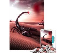 1000 Piece Jigsaw Puzzles for Teenagers Desert of Giant Scorpions Toy Intellectual Game Hands-on Game Stress Reliever Great Gifts for Games (Size 50x75cm)