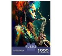 1000 Piece Jigsaw Puzzles for Teenagers Digital Painting Rhythm Jigsaw for Adults Hands-on Game Pattern Assembly for Birthday, Chrismas 52x38cm/1000pcs