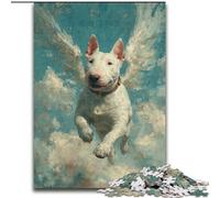 1000 Piece Jigsaw Puzzles for Teenagers Dog with Wings, Educational Toys for Is Ideal As A Gift for The Whole Family for And 14 Years Old (Size 26x38cm)