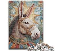 1000 Piece Jigsaw Puzzles for Teenagers Donkey 1000 Piece Jigsaw,Educational Toys & Games for Adults And Teenagers (75x50cm)