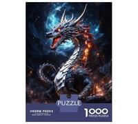 1000 Piece Jigsaw Puzzles for Teenagers Dragon Lair Puzzles for Adults Brain Teaser Game Pattern Assembly for Birthday, Chrismas 70x50cm/1000pcs