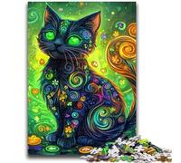 1000 Piece Jigsaw Puzzles for Teenagers Dream Cat, for Educational Game Challenge Toy Unique Home Decor And Gifts 50X75CM
