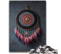 1000 Piece Jigsaw Puzzles for Teenagers Dream Catcher Oil Painting 1000 Pieces for Adults,Quiz Game Wall Decoration Unique Birthday And Xmas Gifts (75x50cm)