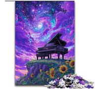 1000 Piece Jigsaw Puzzles for Teenagers Dream Piano, Stress Reliever Difficult Challenge Secret Santa Gifts for Age 14 Years Up (Size 26x38cm)