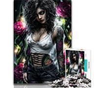 1000 Piece Jigsaw Puzzles for Teenagers Dream Woman Puzzles for Adults,Fun Present & Activity for Home,Toy for Rainy Days 38x26cm