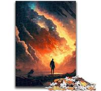 1000 Piece Jigsaw Puzzles for Teenagers Dreamy Surreal Sunset Challenging Game And Family Play Wall Decoration Unique Birthday And Xmas Gifts 50x75cm