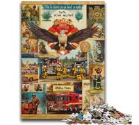 1000 Piece Jigsaw Puzzles for Teenagers Eagle Collage Educational Toys Unique Home Decor And Gifts for And Age 14 Years Up 50x75cm