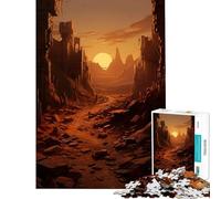 1000 Piece Jigsaw Puzzles for Teenagers Echoes of A Fallen Empire Toy Intellectual Game Hands-on Game Stress Reliever Great Gifts for Games (Size 50x75cm)