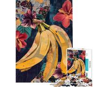 1000 Piece Jigsaw Puzzles for Teenagers Eclectic Boho Bananas Jigsaw Puzzle Family Games For Family Fun Deal As Gifts for The Whole Family (Size 38x52cm)