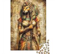 1000 Piece Jigsaw Puzzles for Teenagers Egyptian Queen Art Print Puzzle for Adults Hands-on Game Wall Decoration Unique Birthday And Gifts 52x38cm/1000pcs