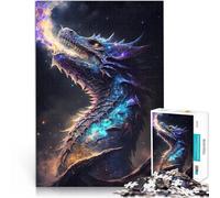 1000 Piece Jigsaw Puzzles for teenagers Elder Dragons Cosmic Reign Quizspiel Geburtstagsgeschenk, Geschenke38x26cm