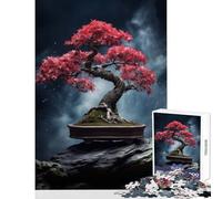 1000 Piece Jigsaw Puzzles for Teenagers Eternal Bonsai Grace Jigsaw Puzzles for Adults Stress Reliever Parent-child Interaction Birthday Present, Gifts, (38x26cm)