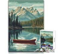 1000 Piece Jigsaw Puzzles for Teenagers Explore The Canadian Rockies Soothing Relaxing Leisure Time Accurate Interlock Precision Toy Size 38x26cm
