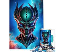 1000 Piece Jigsaw Puzzles for Teenagers Extraterrestrial Alien Help The Brain Exercise Difficult Hard Relaxing Games Suitable for Ages 14 And Up (50X75CM)