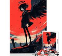 1000 Piece Jigsaw Puzzles for Teenagers Fallen Angel Home Decoration Toys Great Gift Educational Game Artists Collection, Fine Art Size 38x52cm