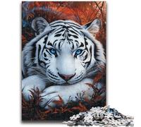 1000 Piece Jigsaw Puzzles for Teenagers Fallen Tiger for And 14 Years And over Educational Challenge Fun Activities at Home, Birthday Gifts, Travel Gifts 50x75cm
