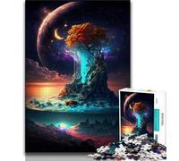 1000 Piece Jigsaw Puzzles for Teenagers Fantasy Castle 1000 Pieces for Teenagers,learning Educational for Is Ideal As A Gift for The Whole Family 38x26cm