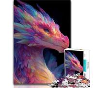 1000 Piece Jigsaw Puzzles for Teenagers Fantasy Dragon,Help The Brain Exercise Addictive Toys to Cultivate Patience Artists Collection,Fine Art (75x50cm)