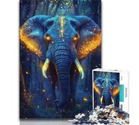 1000 Piece Jigsaw Puzzles for Teenagers Fantasy Elephant Adult Jigsaw,Quiz Game Wall Decoration Unique Birthday And Xmas Gifts (size 38x26cm)