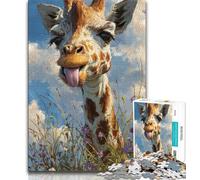 1000 Piece Jigsaw Puzzles for Teenagers Fantasy Giraffe,Educational Games Home Decoration Birthday Present,Gifts,Wall Art 38X26CM