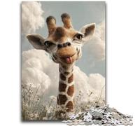 1000 Piece Jigsaw Puzzles for Teenagers Fantasy Giraffe Teenager Jigsaw,Family Activity Fun at Home Activities, Birthday Present,Travel Gifts (75x50cm)