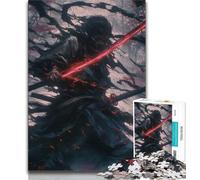 1000 Piece Jigsaw Puzzles for Teenagers Fantasy Ninja Warrior,Learning Educational Toys Family Games Unique Birthday And Gifts (38x26cm)