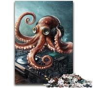 1000 Piece Jigsaw Puzzles for Teenagers Fantasy Octopus Adult Puzzles,Learning Educational Toys Family Games Unique Birthday And Gifts (38x26cm)