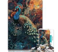 1000 Piece Jigsaw Puzzles for Teenagers Fantasy Peacock Teenager Jigsaw,Educational Games Home Decoration Suitable for Desktop Decoration (size 75x50cm)