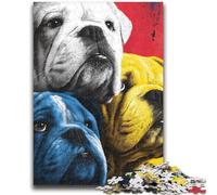 1000 Piece Jigsaw Puzzles for Teenagers Fantasy Pug 1000 Piece Jigsaw,Interesting Stress Reduction Parent-child Interaction (38x26cm)