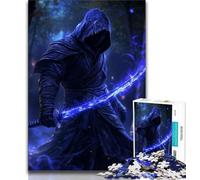 1000 Piece Jigsaw Puzzles for Teenagers Fantasy Samurai Ninja Puzzles,Learning Educational Toys Family Games Unique Birthday And Gifts (size 75x50cm)