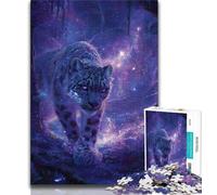 1000 Piece Jigsaw Puzzles for Teenagers Fantasy Snow Leopard 1000 Piece Puzzle,Unique Birthday And Gifts for Age 14 Years Up 75x50cm