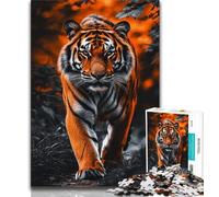 1000 Piece Jigsaw Puzzles for Teenagers Fantasy Tiger 1000 Pieces for Adults,Classic Educational Games Beautiful Decoration 26x38cm