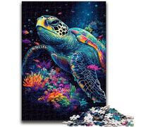 1000 Piece Jigsaw Puzzles for Teenagers Fantasy Turtle Challenging Game Toys for Is Ideal As A Gift for The Whole Family 50x75cm