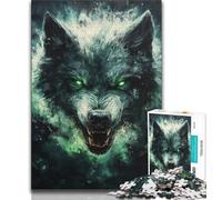 1000 Piece Jigsaw Puzzles for Teenagers Fantasy Wolf Adult Puzzles,Stress Reliever Difficult Challenge Unique Home Decor And Gifts 38x26cm