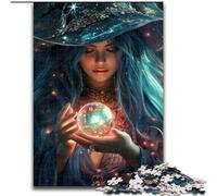 1000 Piece Jigsaw Puzzles for Teenagers Female Wizard, Educational Games Home Decoration Suitable for Desktop Decoration (Size 50x75cm)