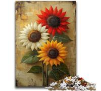 1000 Piece Jigsaw Puzzles for Teenagers Flower Art Challenging Game Toys Deal As Gifts for The Whole Family for Ages 14+ 26x38cm
