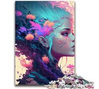 1000 Piece Jigsaw Puzzles for Teenagers Flower Power for And 14 Years And over Impossible Game Christmas Birthday Gift 26x38cm