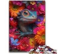 1000 Piece Jigsaw Puzzles for Teenagers Flowers And Baby Dragons Adult Puzzles,Learning Educational Toys Family Games Unique Birthday And Gifts (38x26cm)
