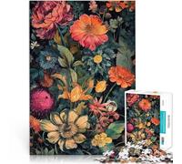 1000 Piece Jigsaw Puzzles for teenagers Flowers meadow Difficult and Challenge 26x38cm Enhance love between couples for ages 14+