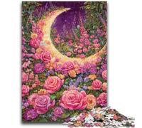 1000 Piece Jigsaw Puzzles for Teenagers Flowers Moon Challenging Game Toys for Is Ideal As A Gift for The Whole Family 50x75cm