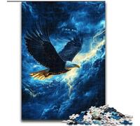 1000 Piece Jigsaw Puzzles for Teenagers Flying Eagle, Analysis And Logic with Fully Interlocking Randomly Shaped Pieces for And Age 14 Years Up (Size 50x75cm)