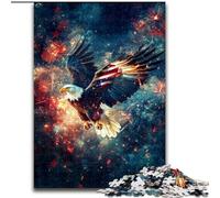 1000 Piece Jigsaw Puzzles for Teenagers Flying Eagle, Learning Educational for Is Ideal As A Gift for The Whole Family (Size 26x38cm)