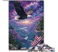 1000 Piece Jigsaw Puzzles for Teenagers Flying Eagle Toys Educational Games Stress Relieving Artists Collection, Fine Art 50x75cm