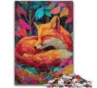 1000 Piece Jigsaw Puzzles for Teenagers Fox Adult Jigsaw,Quiz Game for Is Ideal As A Gift for The Whole Family (50x75cm)