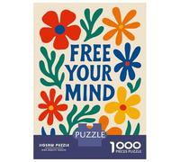 1000 Piece Jigsaw Puzzles for Teenagers Free Your Mind Floral Art Jigsaw for Adults Relax Games Hand Speed Race Deal As Gifts for The Whole Family 38x26cm/1000pcs